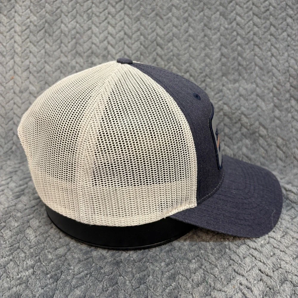 Richardson 115 Harrell Where Love Lives On Trucker Hat Navy White Snapback Cap